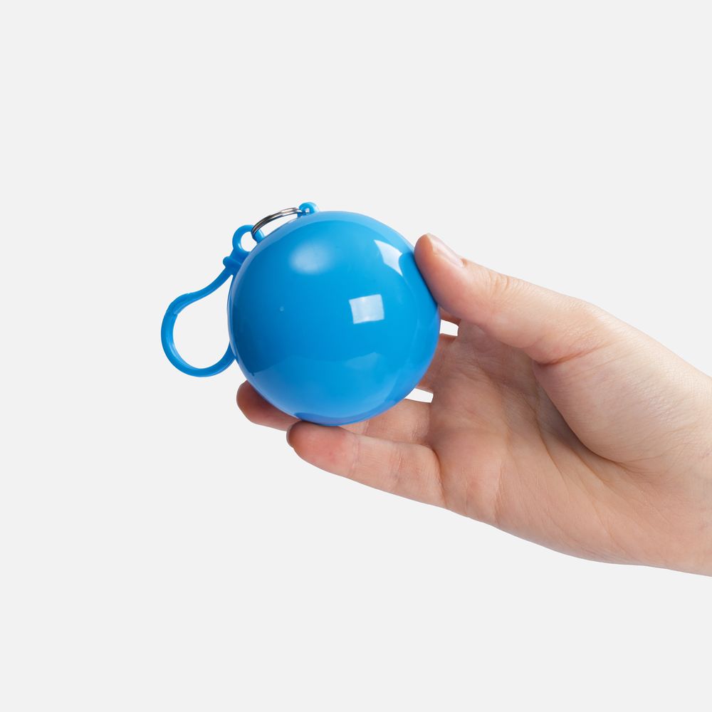 Дождевик в круглом футляре Nimbus, черный