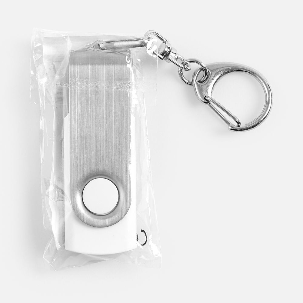 Флешка Twist, белая, 16 Гб