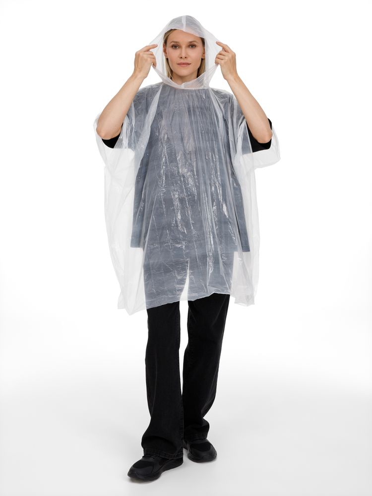 Дождевик в круглом футляре Nimbus, красный