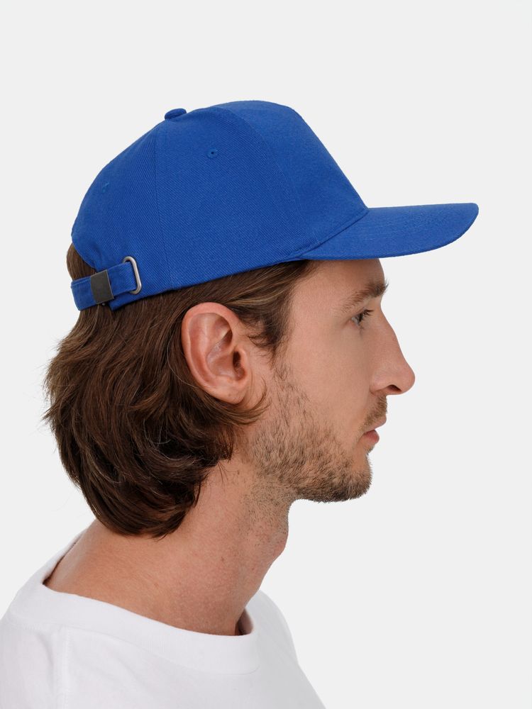 Бейсболка Long Beach, ярко-синяя