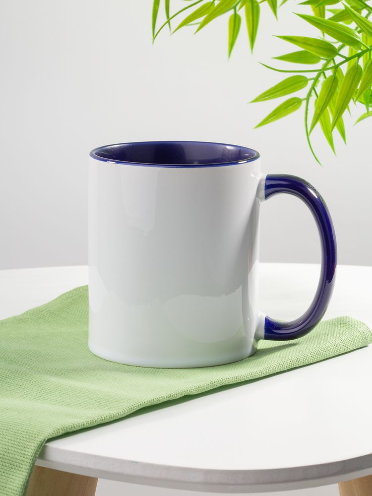 Кружка Promo Plus для сублимационной печати, синяя