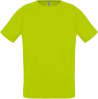Футболка унисекс Sporty 140, зеленый неон