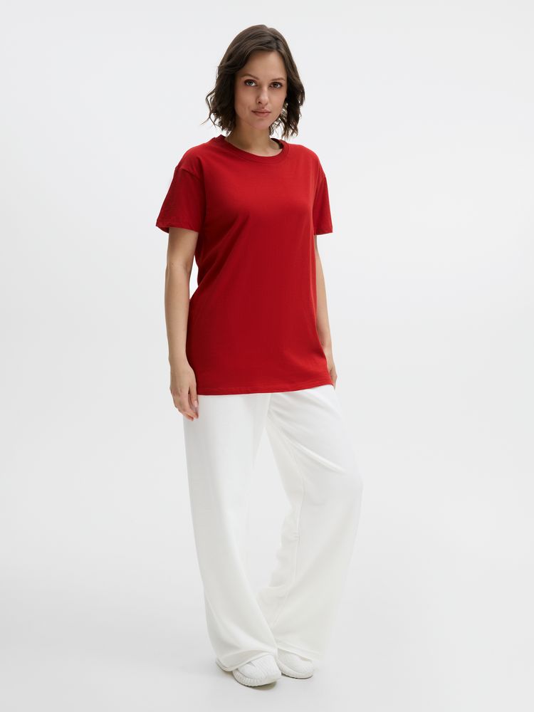 Футболка унисекс Regent 150, вишнево-красная