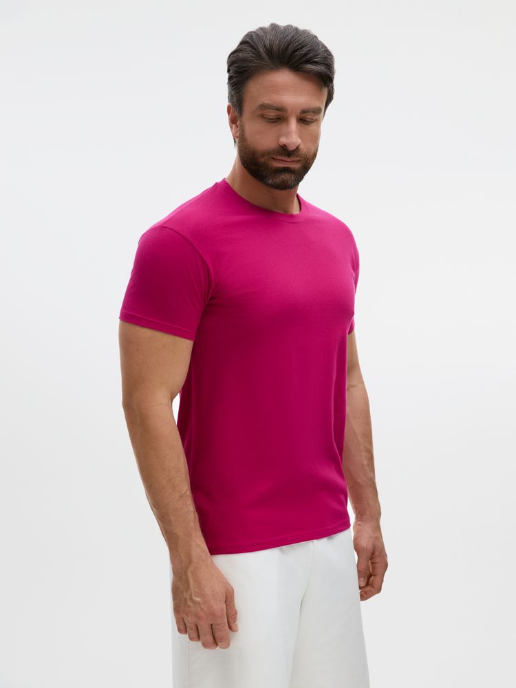 Футболка унисекс Regent 150, ярко-розовая (фуксия)