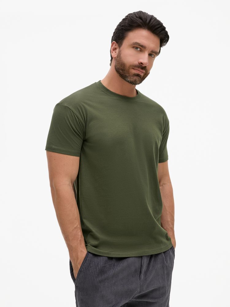 Футболка унисекс Regent 150, темный хаки