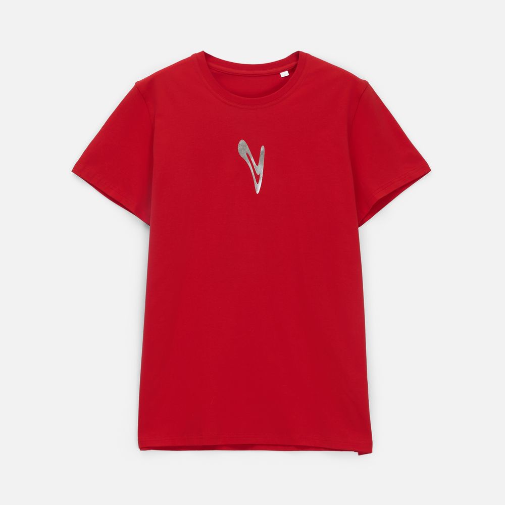 Футболка мужская T-bolka Stretch, красная