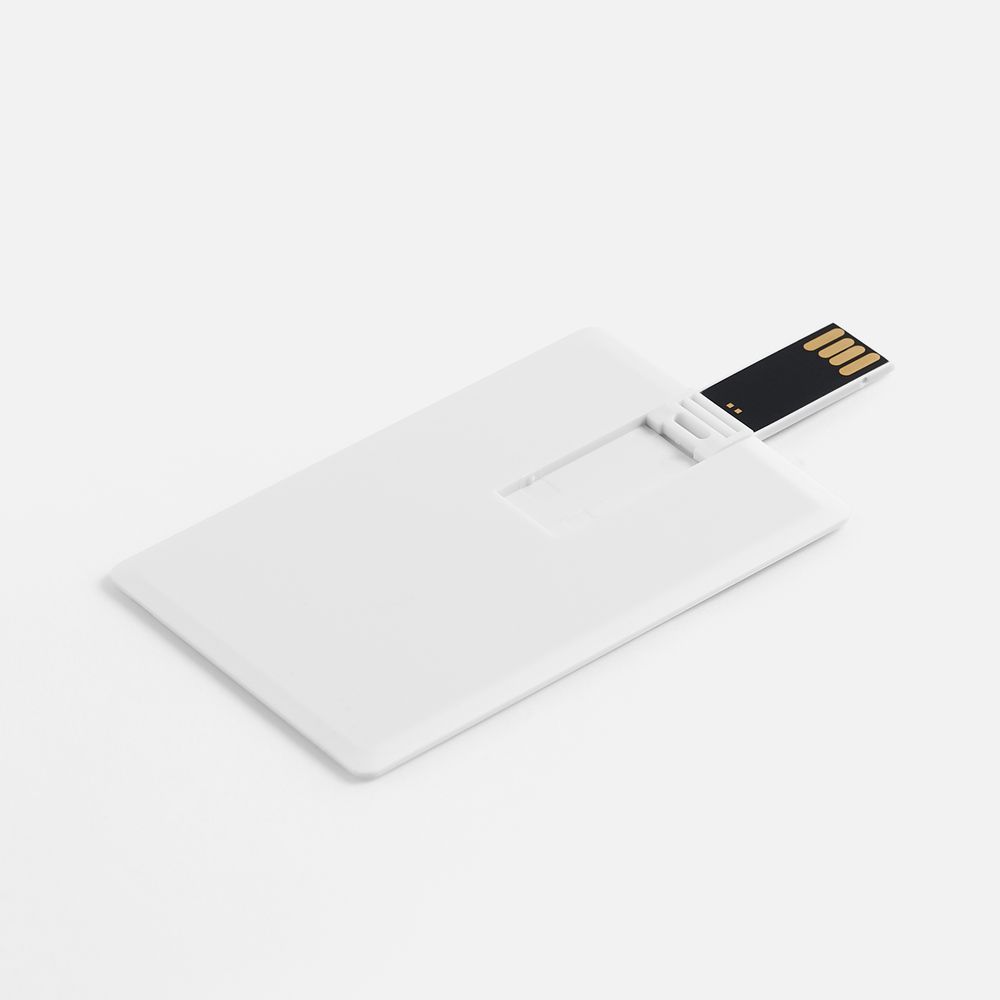 Флешка Card, 8 Гб, белая