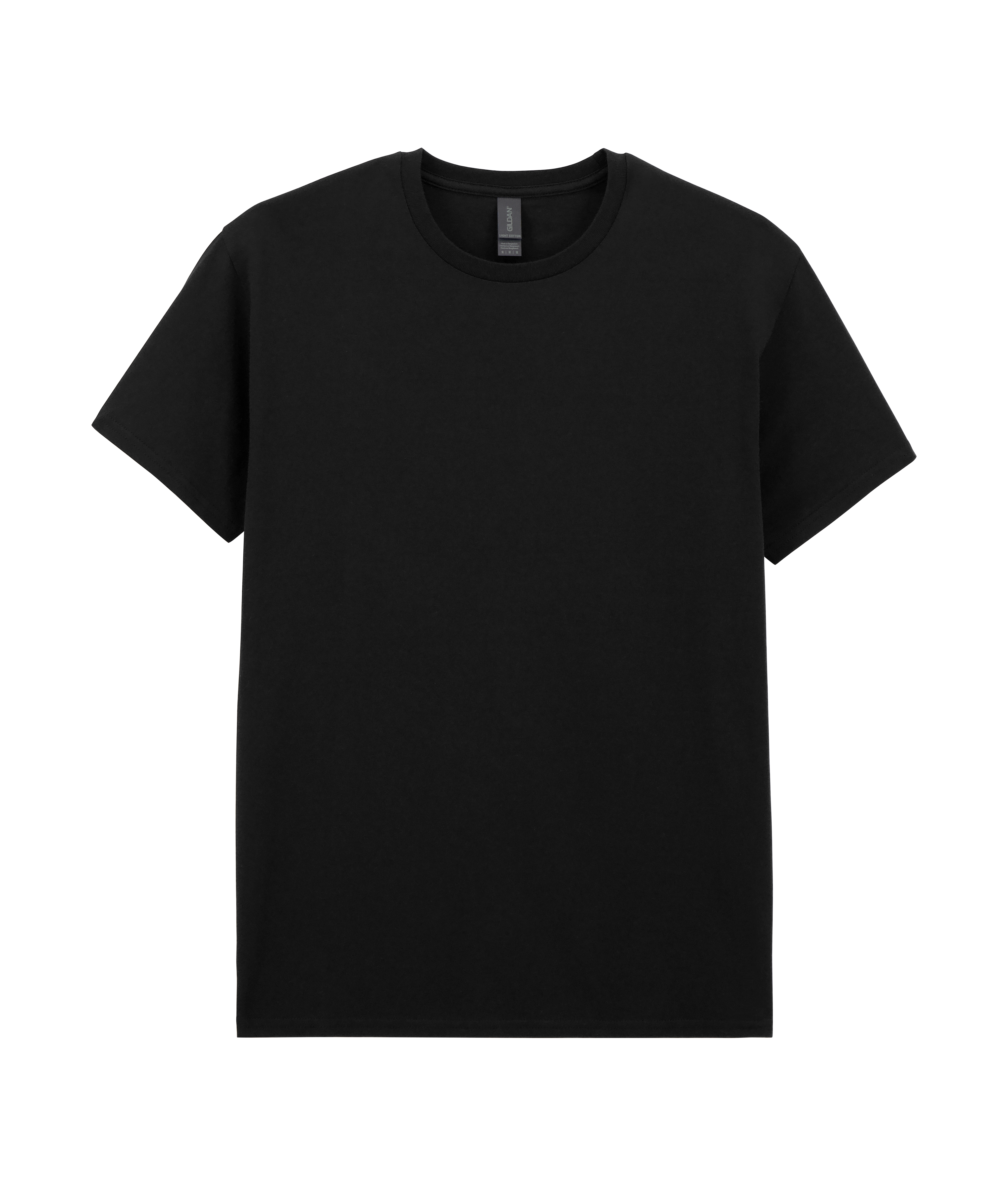 Футболка LIGHT COTTON, ЧЕРНЫЙ 3XL
