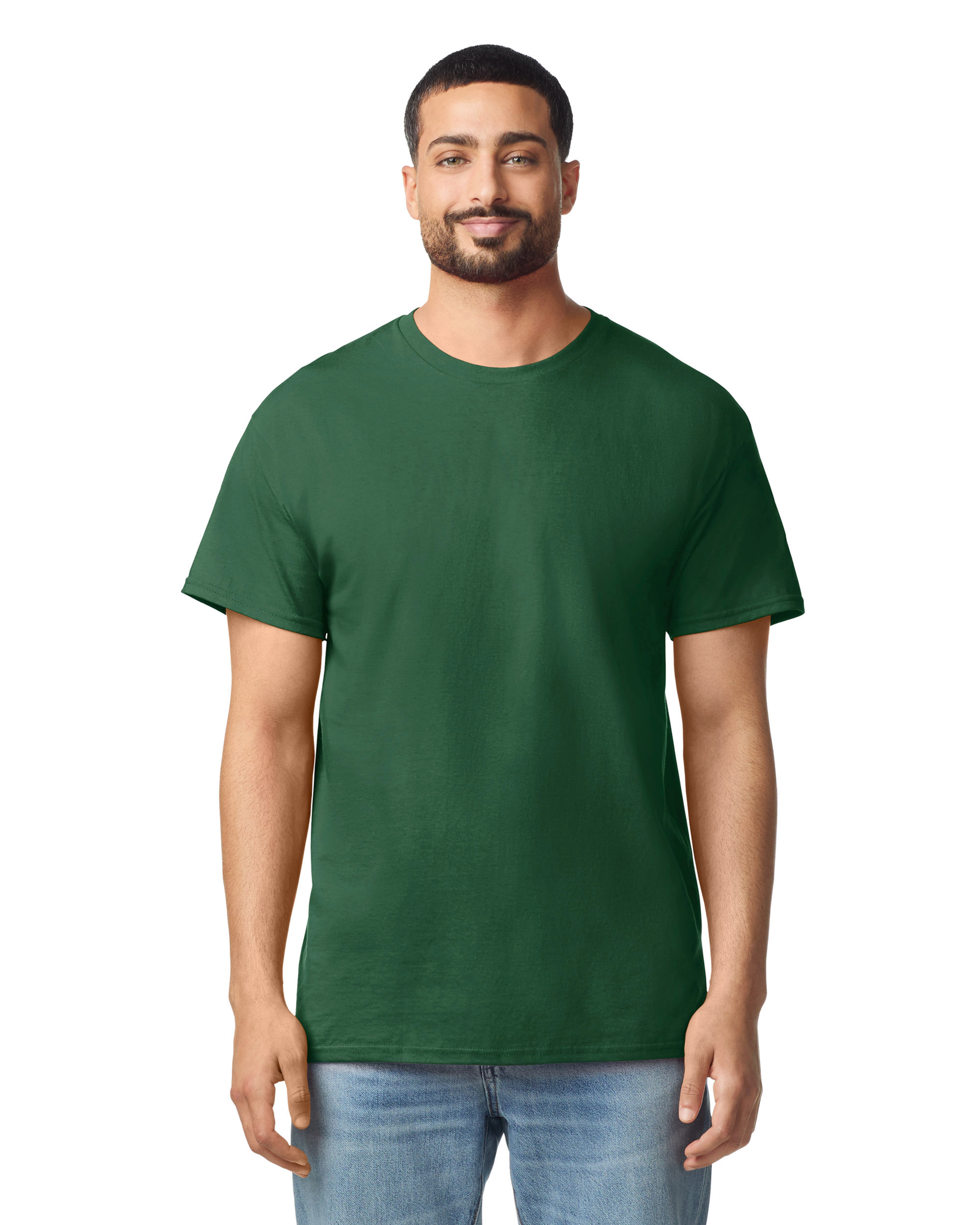 Футболка LIGHT COTTON, ТЕМНО-ЗЕЛЕНЫЙ S