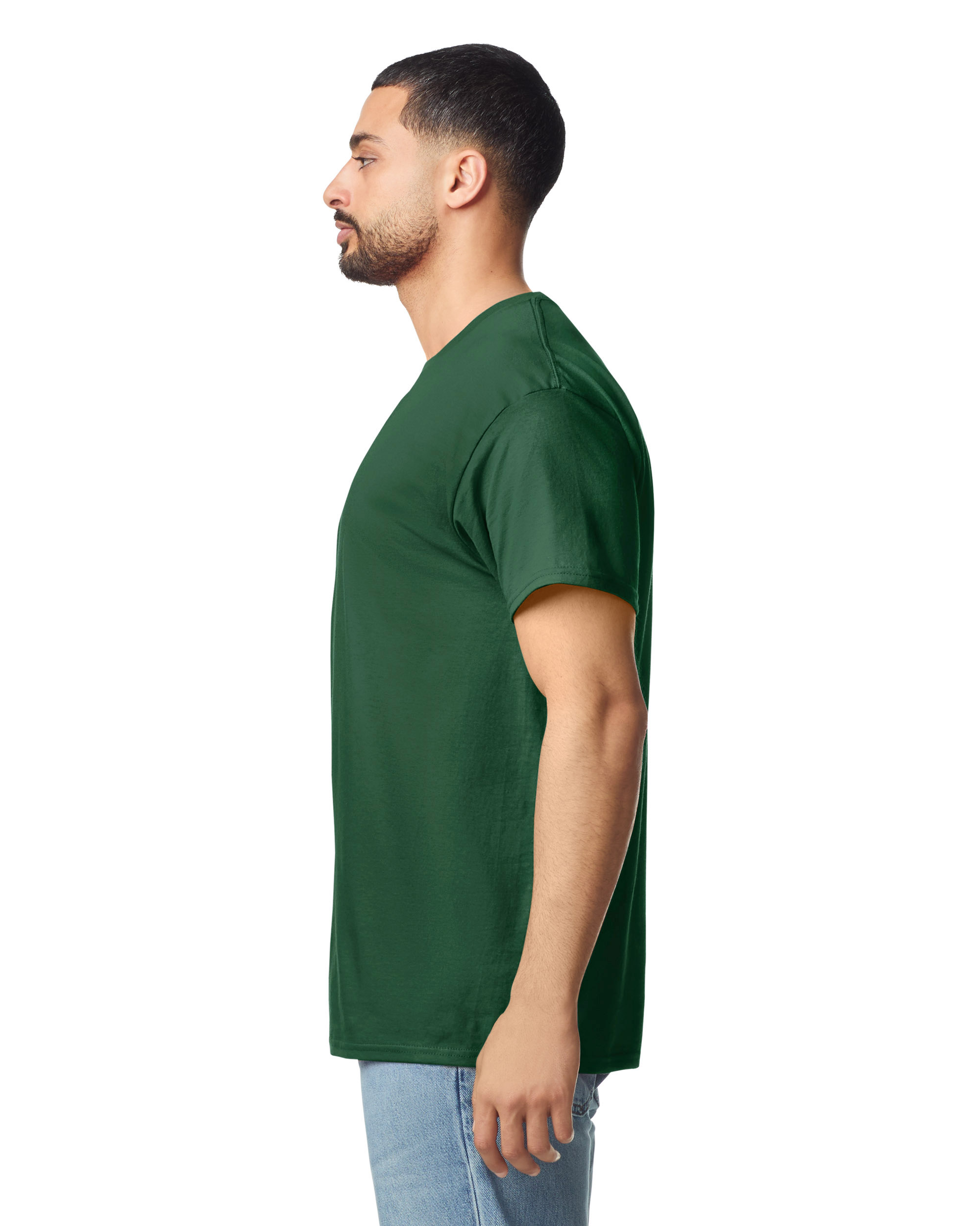 Футболка LIGHT COTTON, ТЕМНО-ЗЕЛЕНЫЙ S