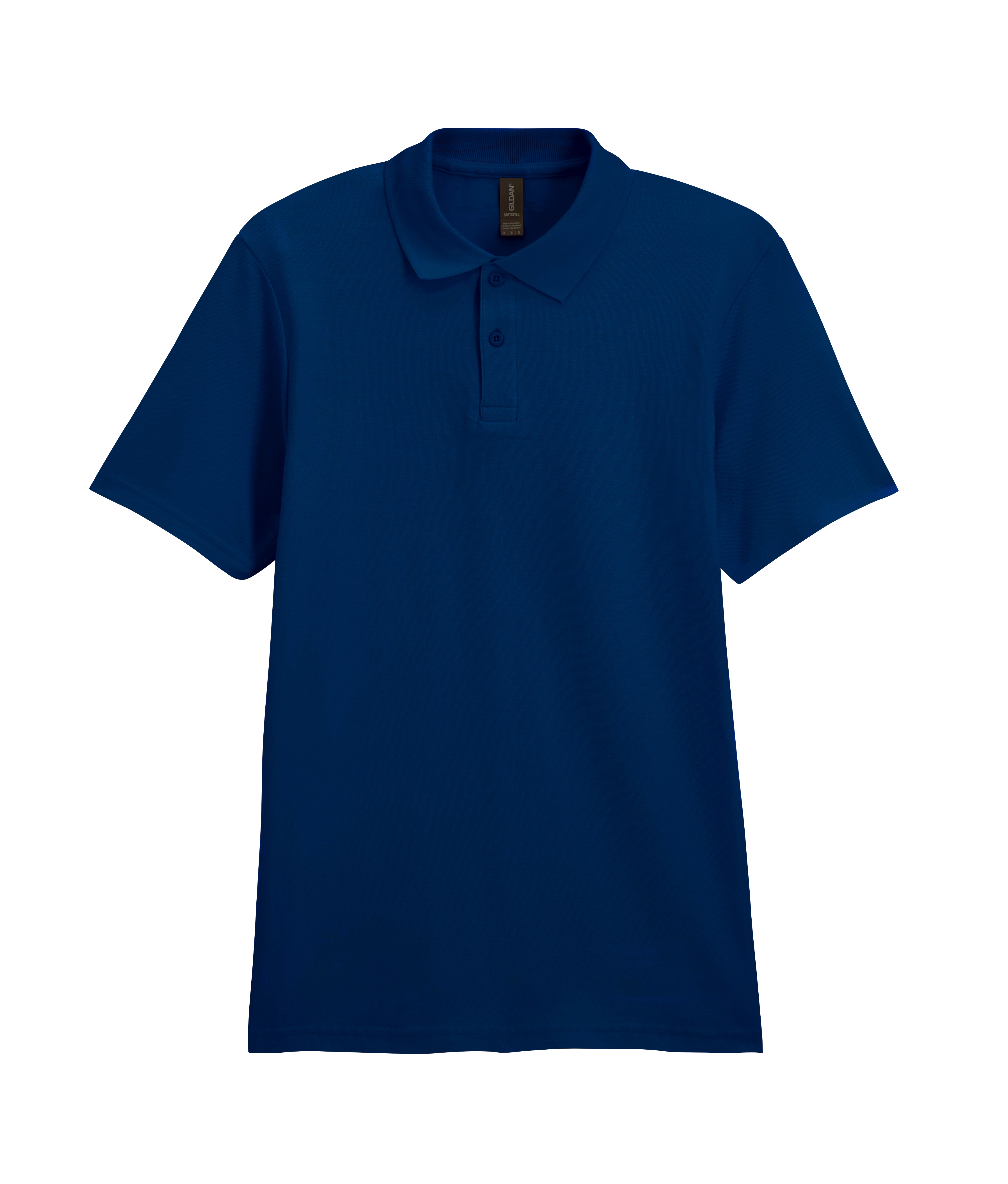 Футболка поло SOFTSTYLE ADULT DOUBLE PIQUE, МОРСКОЙ СИНИЙ 3XL