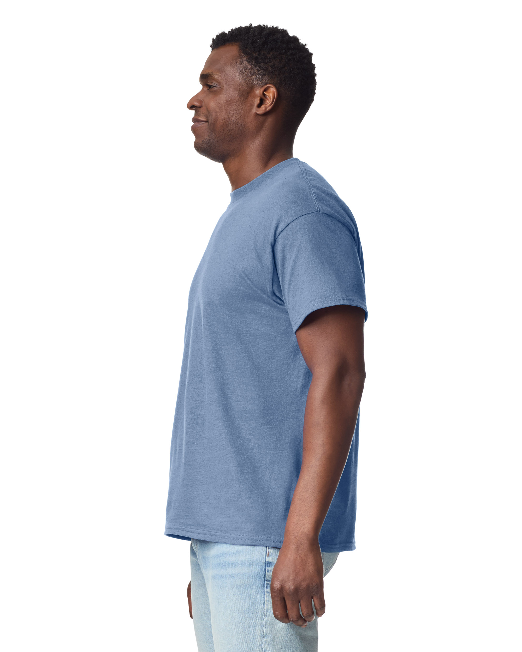 Футболка ULTRA COTTON, СЕРО-ГОЛУБОЙ 2XL