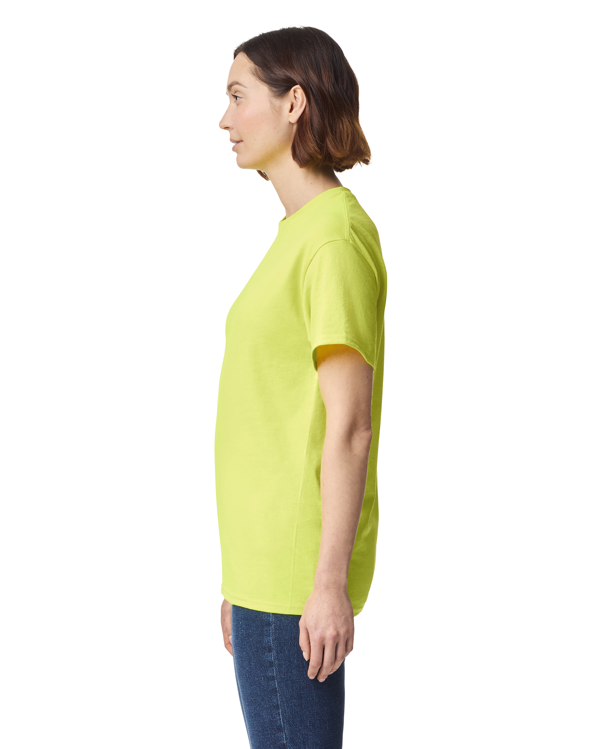Футболка ULTRA COTTON, ЖЕЛТЫЙ НЕОН M