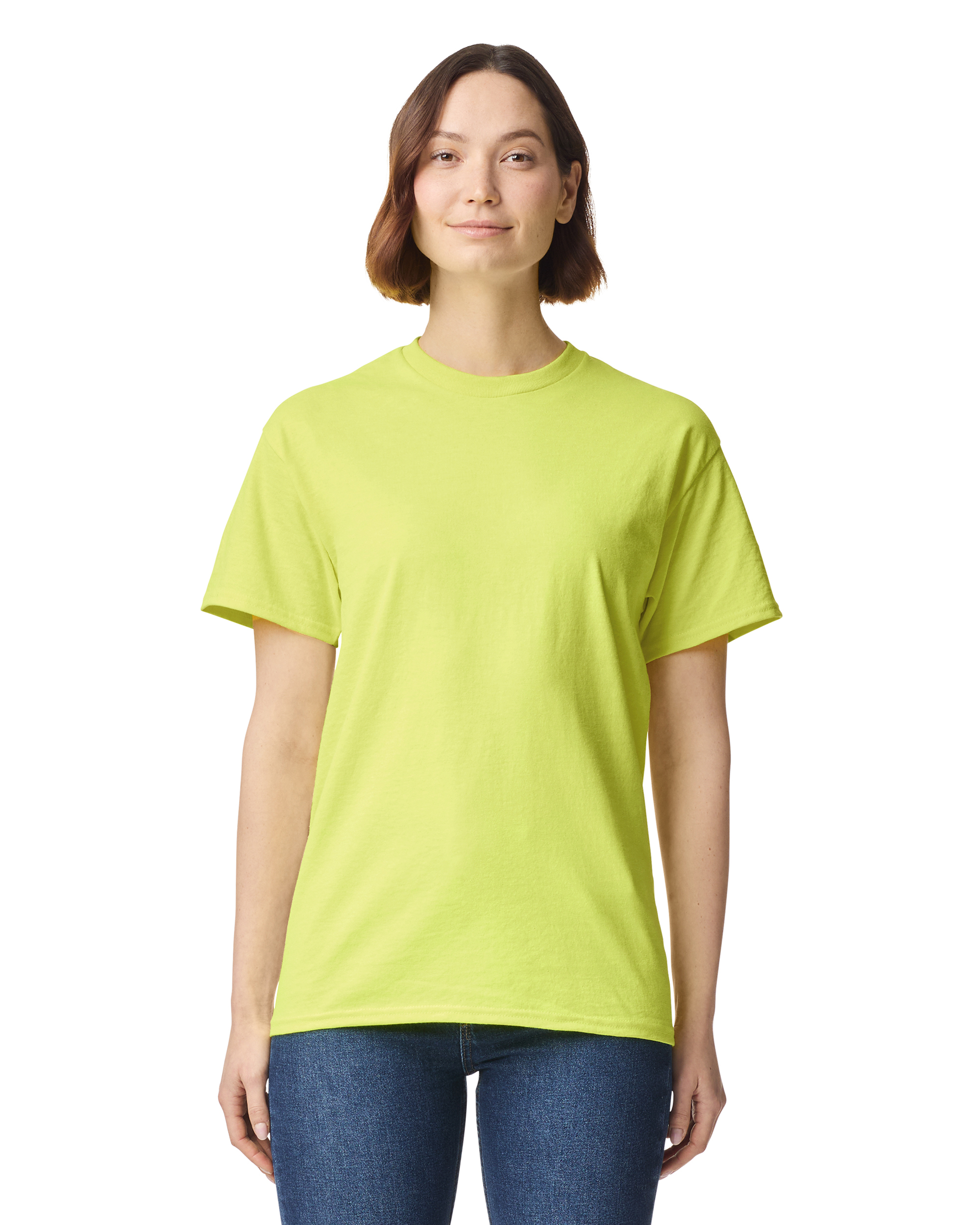 Футболка ULTRA COTTON, ЖЕЛТЫЙ НЕОН L