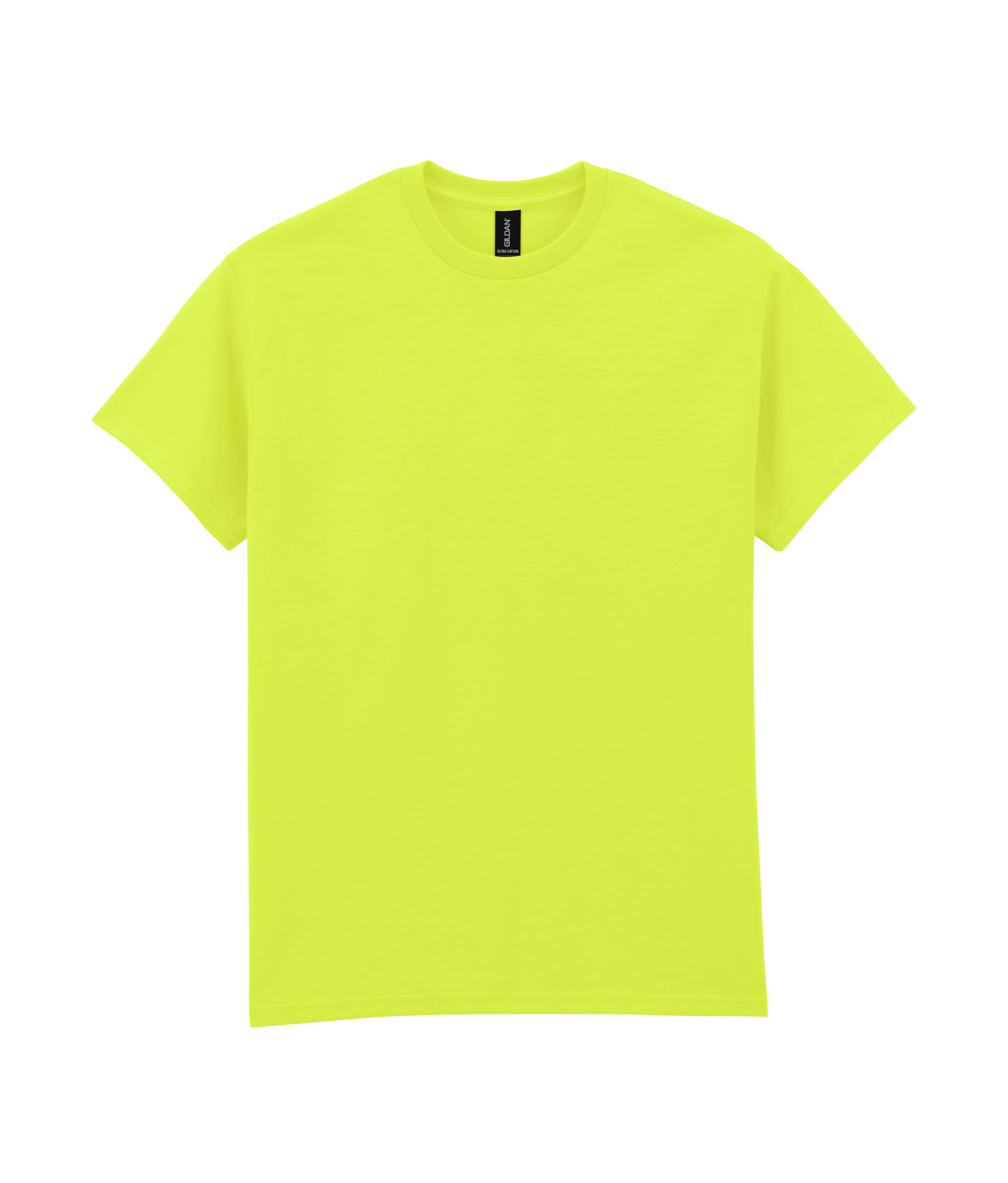 Футболка ULTRA COTTON, ЖЕЛТЫЙ НЕОН L