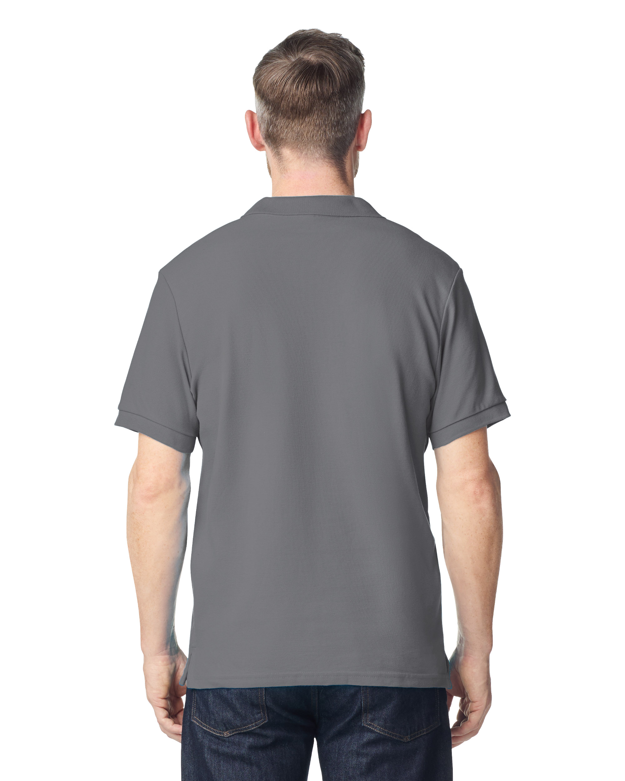 Футболка поло PREMIUM COTTON ADULT DOUBLE PIQUE, ГРАФИТОВЫЙ S
