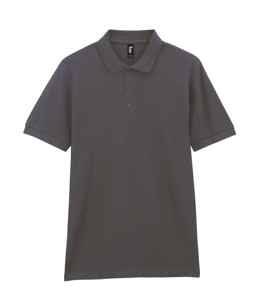 Футболка поло PREMIUM COTTON ADULT DOUBLE PIQUE, ГРАФИТОВЫЙ S
