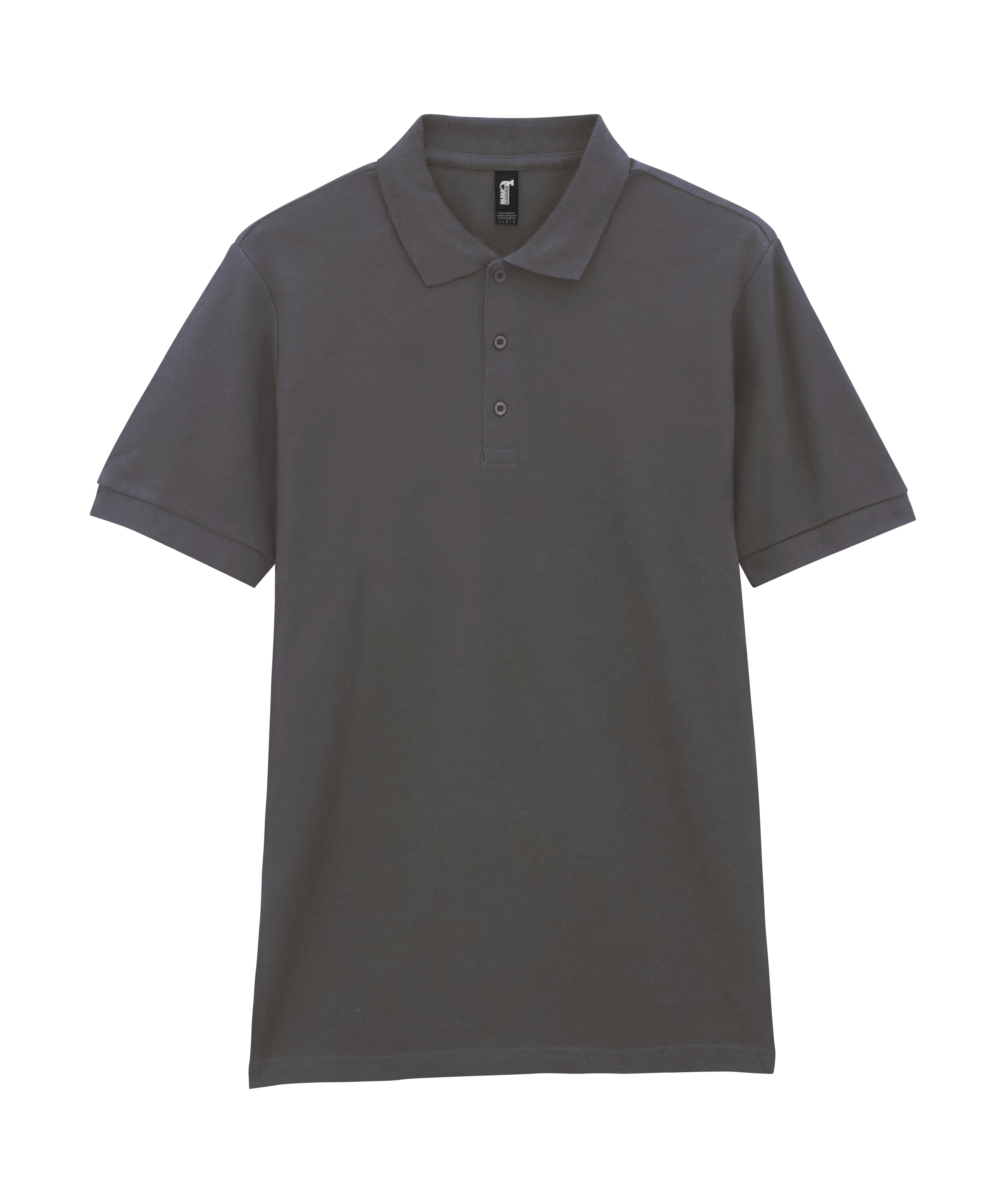 Футболка поло PREMIUM COTTON ADULT DOUBLE PIQUE, ГРАФИТОВЫЙ XL