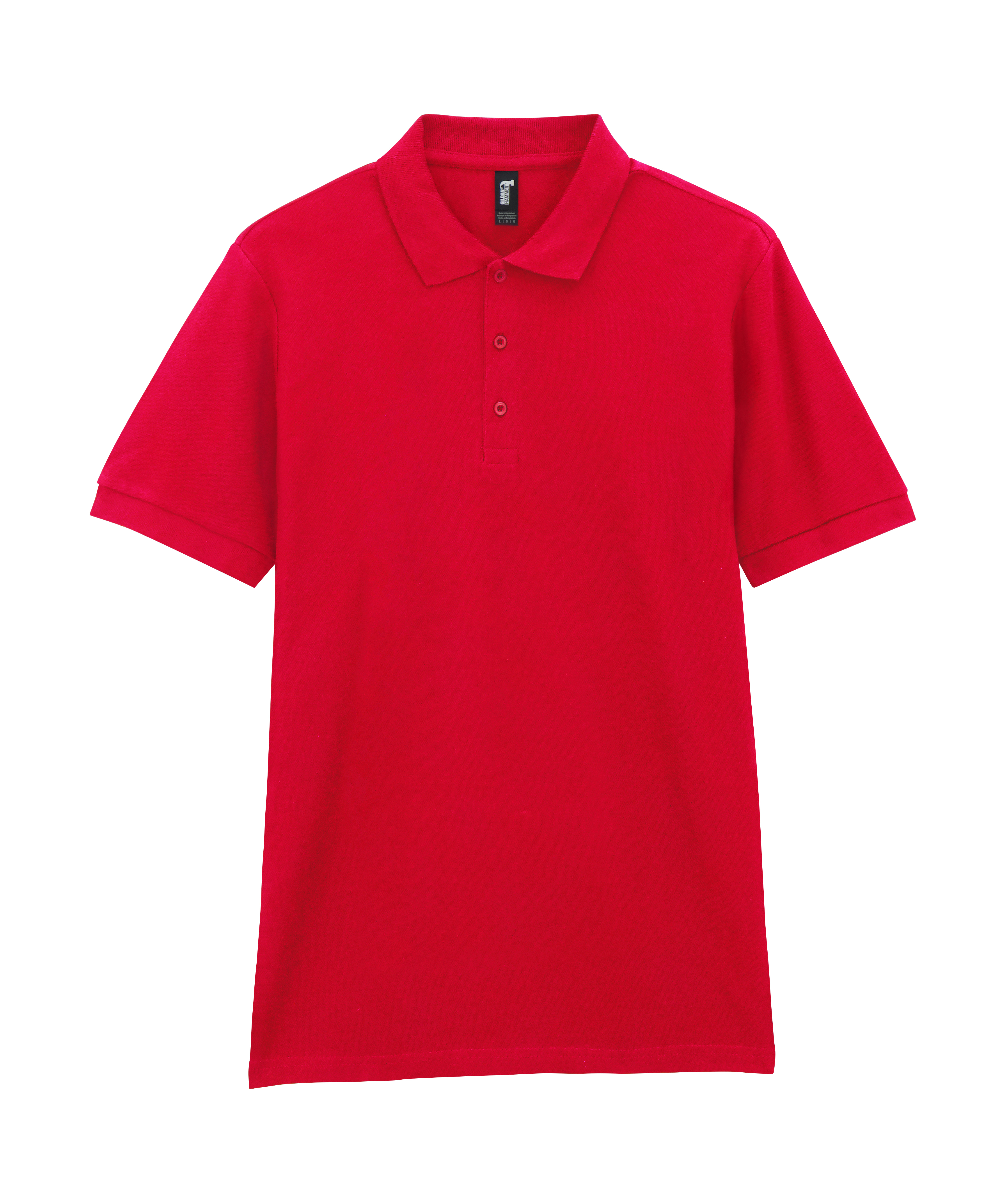 Футболка поло PREMIUM COTTON ADULT DOUBLE PIQUE, КРАСНЫЙ XL