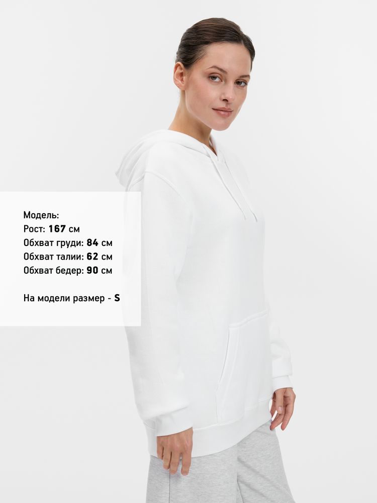 Толстовка с капюшоном Snake II белая