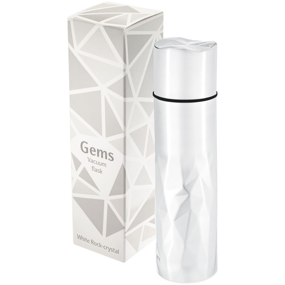 Термос Gems White Rock Crystal, белый горный хрусталь