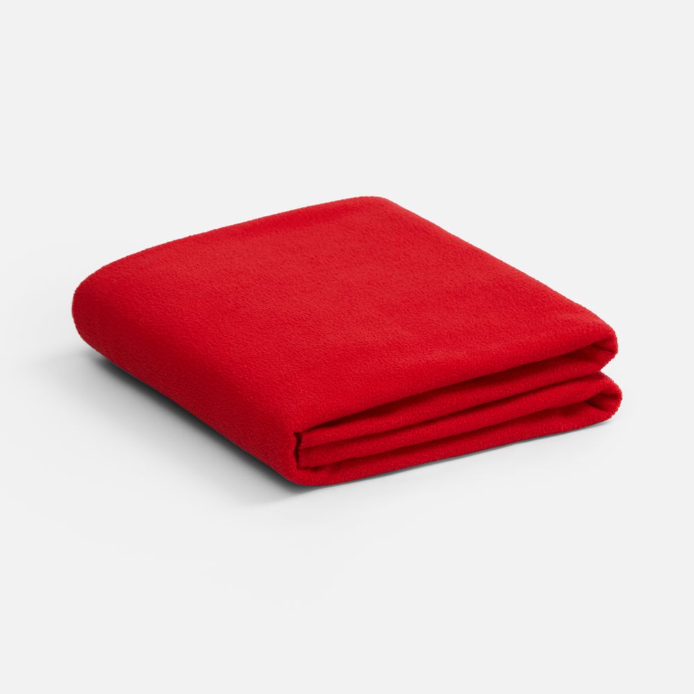 Флисовый плед Warm&Peace XL, красный