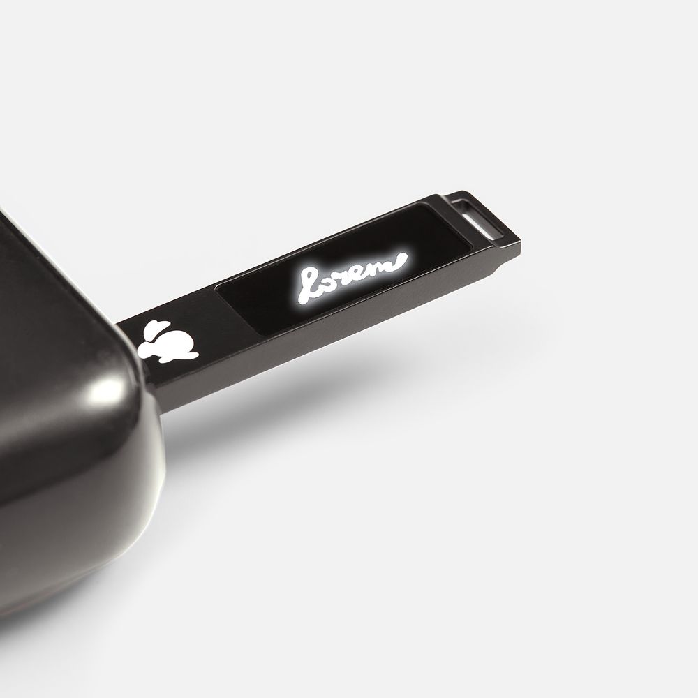 Флешка markBright Black с белой подсветкой, 32 Гб
