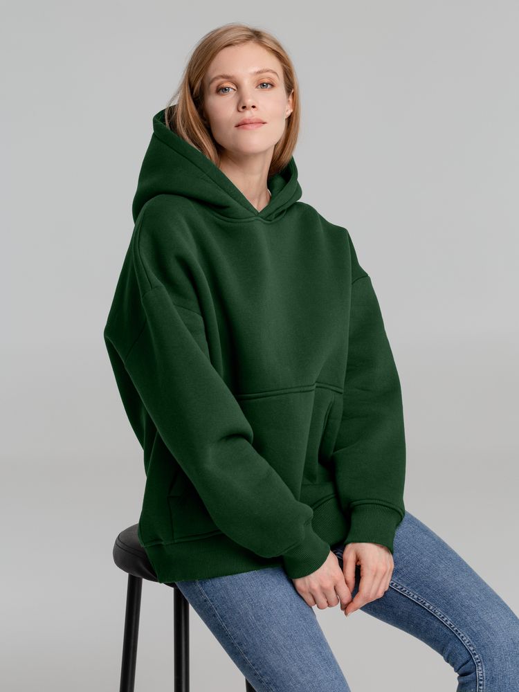 Худи Kulonga Oversize, темно-зеленое