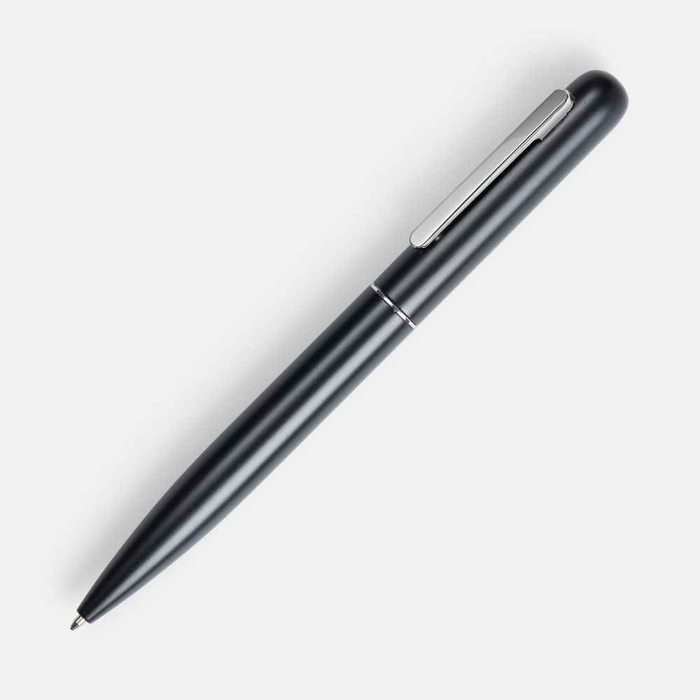 Ручка шариковая Scribo, матовая черная