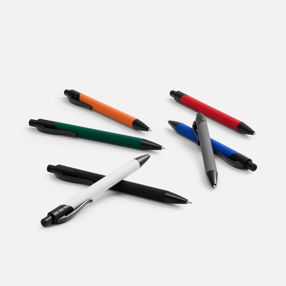 Ручка шариковая Undertone Black Soft Touch, оранжевая