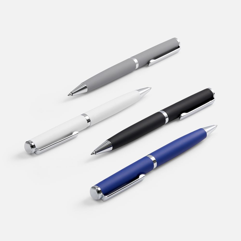 Ручка шариковая Inkish Chrome в футляре, синяя