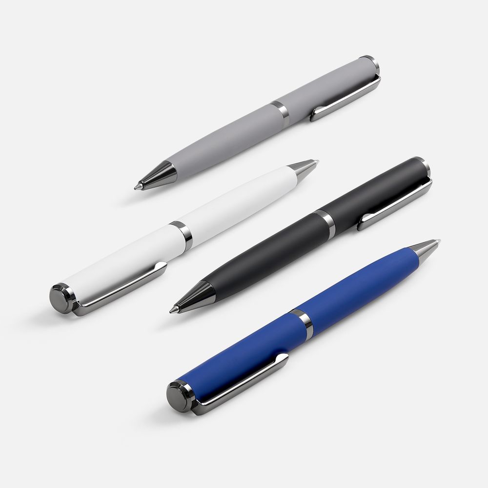 Ручка шариковая Inkish Gunmetal в футляре, черная