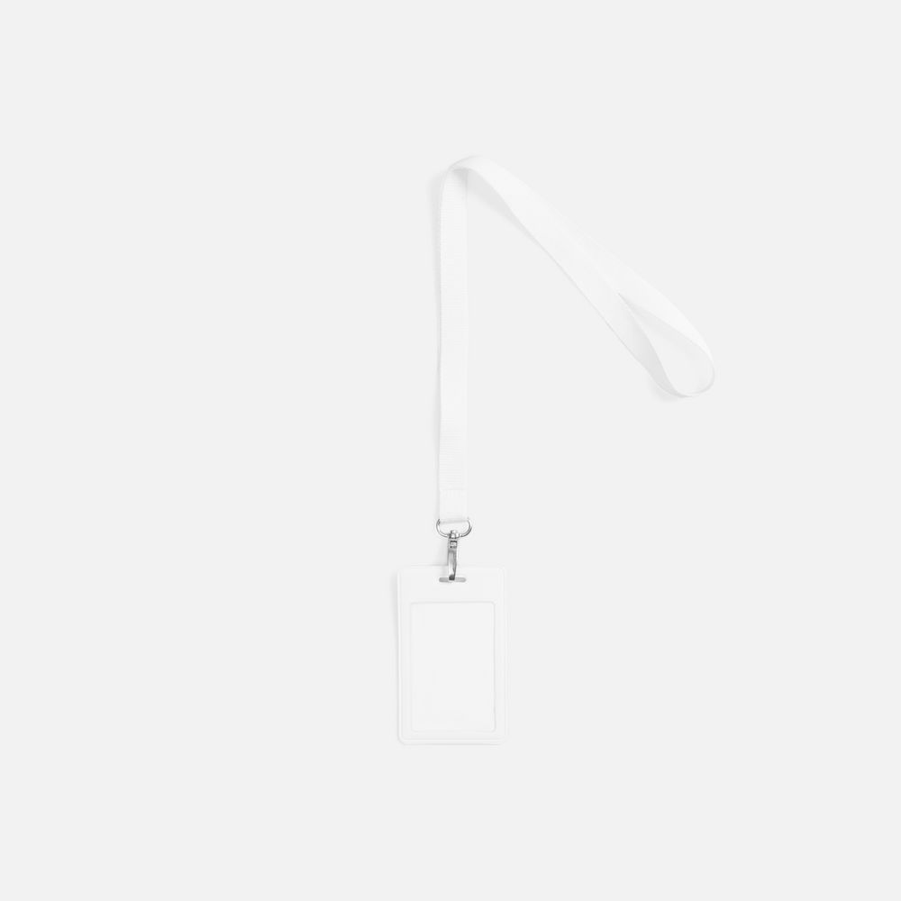 Лента для бейджа Pin, белая