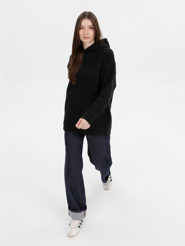 Худи оверсайз унисекс Snuggie, черное