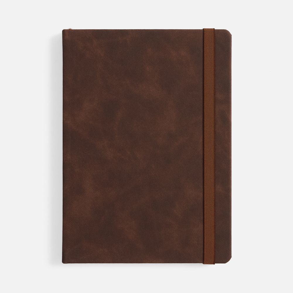 Ежедневник Urban Hard, недатированный, коричневый