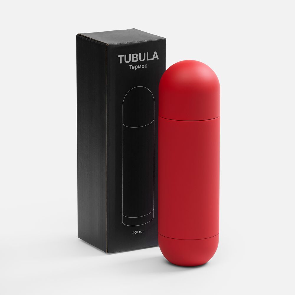 Термос Tubula Soft Touch, красный
