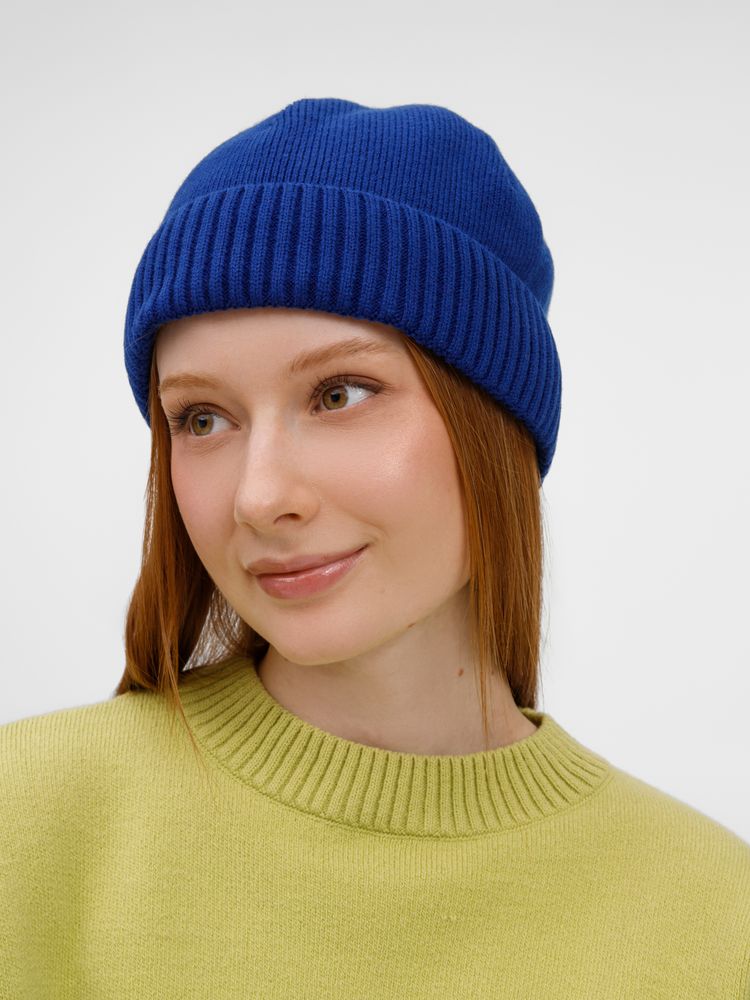 Шапка ComFleece, темно-синяя (кобальт)