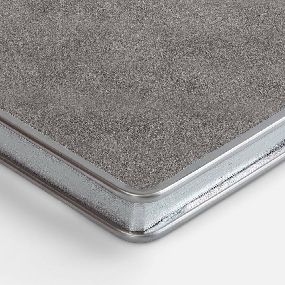 Ежедневник Metal Frame на заказ, датированный, серый