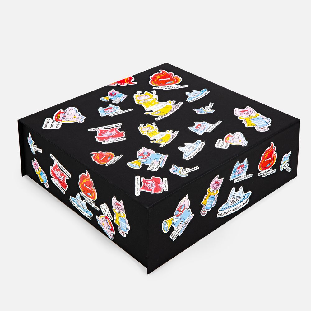 Наклейки бумажные Sticker Pack на заказ, S