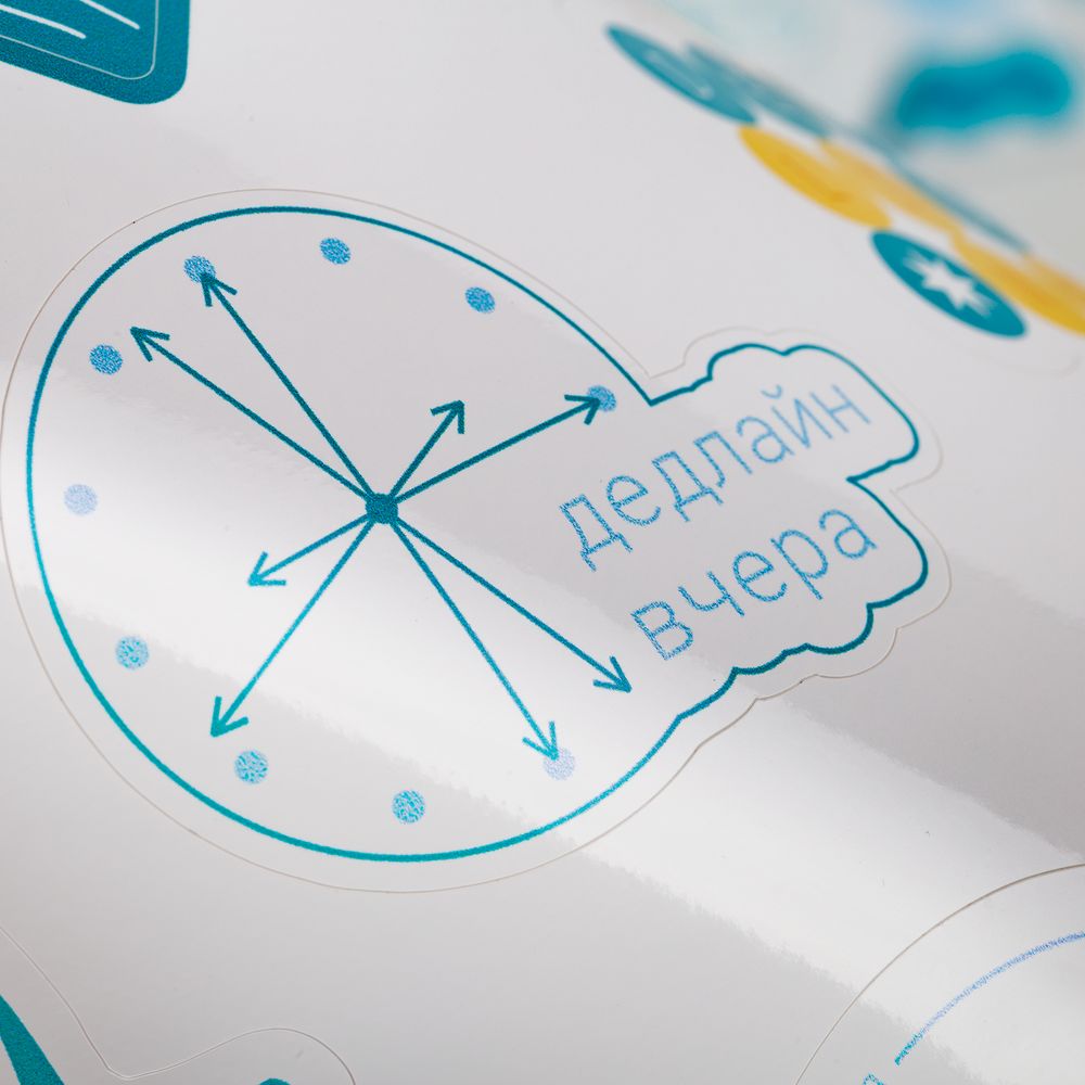 Наклейки ПВХ Sticker Pack на заказ, L