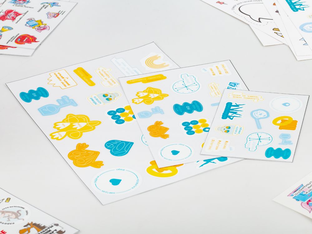 Наклейки UV-DTF Sticker Pack на заказ, M