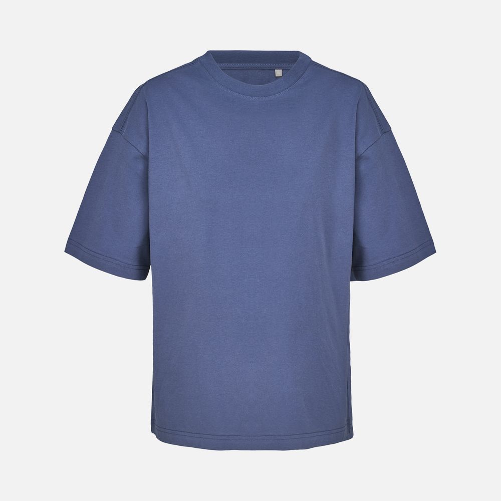 Футболка оверсайз женская Boxy Women, синяя (джинс)