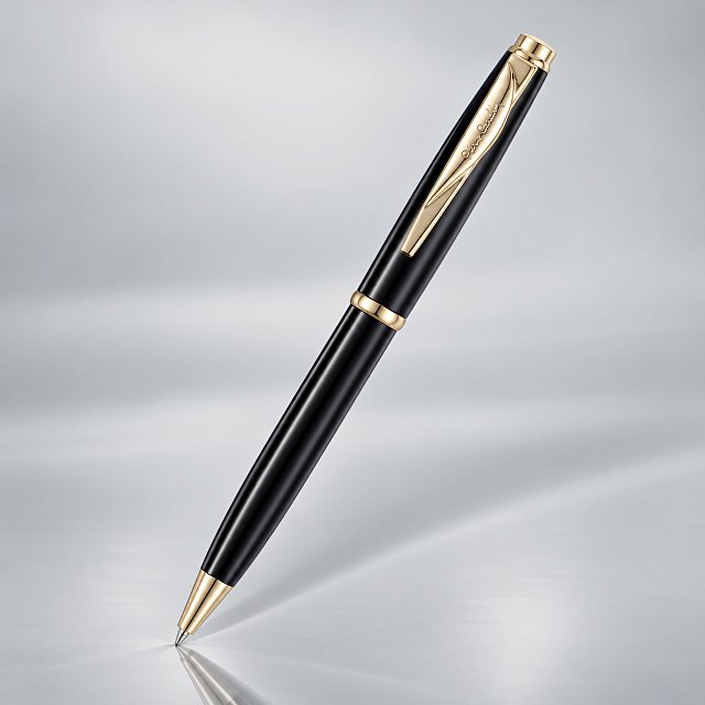 Ручка шариковая Pierre Cardin коллекция «ГАММА КЛАССИКА (GAMME CLASSIC)». Корпус - латунь с лакированным покрытием. Отделка и детали дизайна - сталь с позолотой. Цвет - черный. Упаковка E.