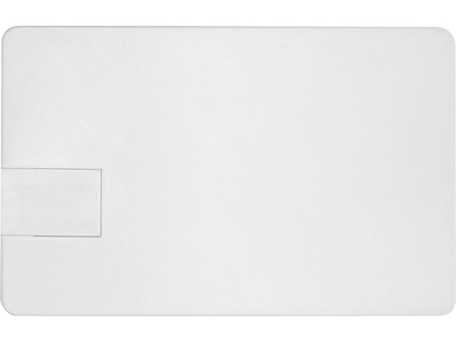 Флеш-карта USB 2.0 16 Gb в виде пластиковой карты "Card", белый