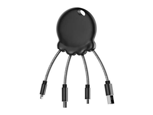 Портативное зарядное устройство «Octopus Booster», 1000 mAh, черный