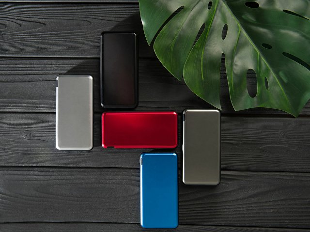 Внешний аккумулятор «Forge» v.2 металл,  10000mah, синий