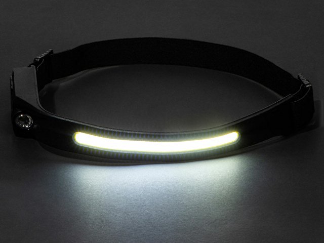 Налобный фонарь 2-в-1 c управлением жестами "Spacelight", черный