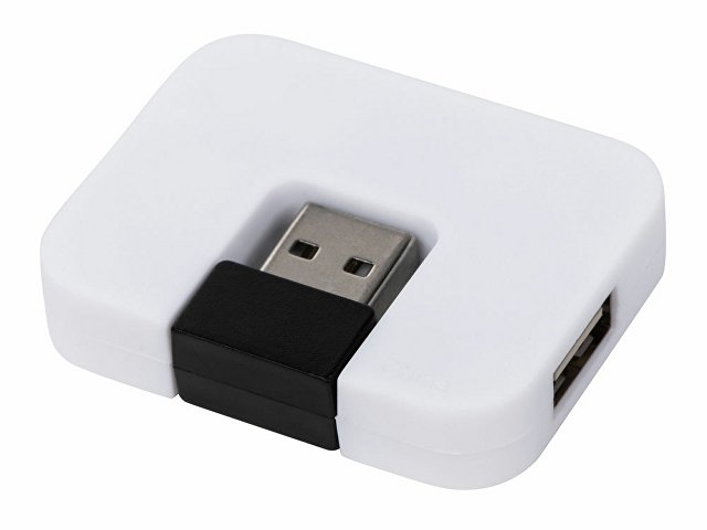 USB Hub "Gaia" на 4 порта, белый