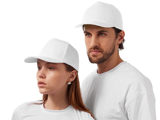 Бейсболка "Mix" 5-ти панельная 180 гр, белый