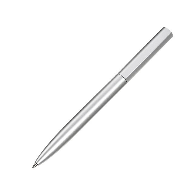 Шариковая металлическая ручка "Minimalist", серебристая